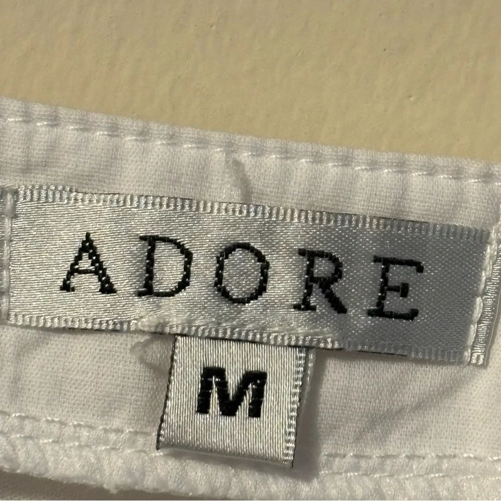 Adore white fabric